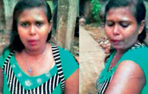 Kanthilatha, the sex worker in Ratnapura, who was assaulted by a cop