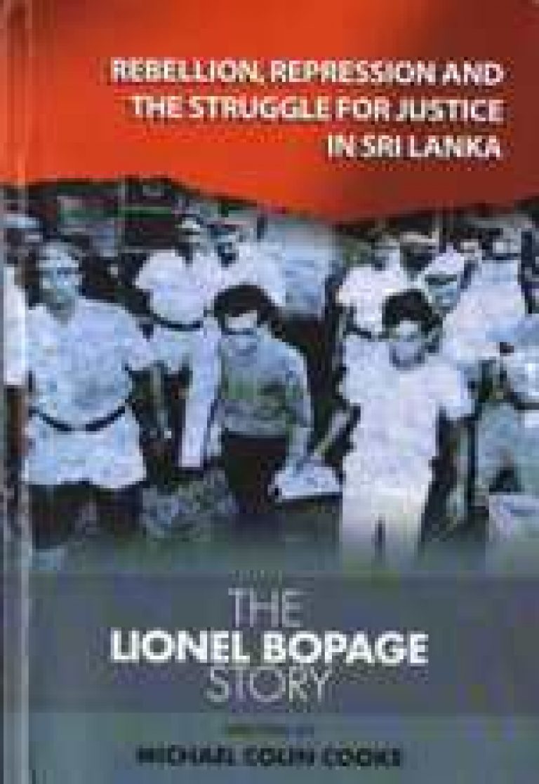 The Lionel Bopage story: Rebellion, repression and the struggle for justice in Sri Lanka