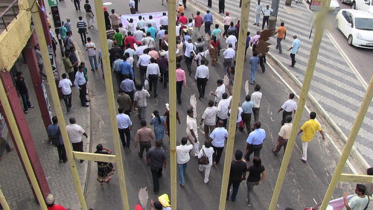 Freedom of assembly in post-war Sri Lanka