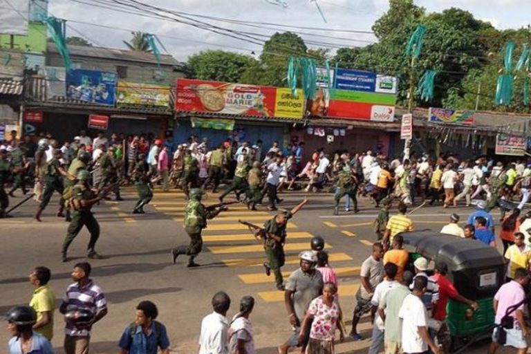 Flinging the gauntlet down to the Sinhala people