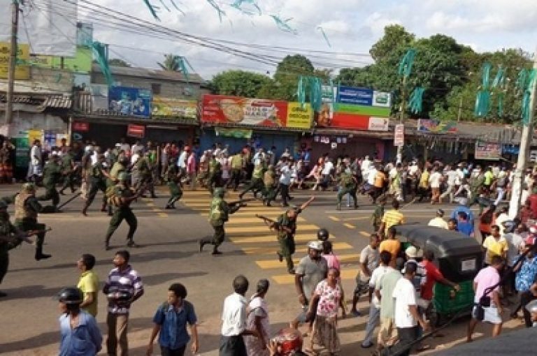 A second Sri Lankan protester died of gun shot wounds