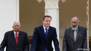 David Cameron and Tamil leaders