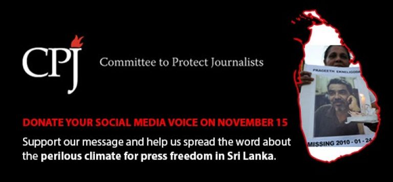 CHOGM leaders should urge media freedom in Sri Lanka