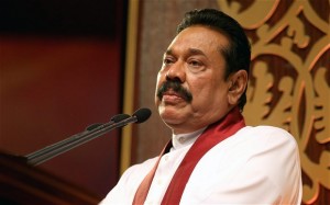 Mahinda Rajapaksa, the Sri Lankan president