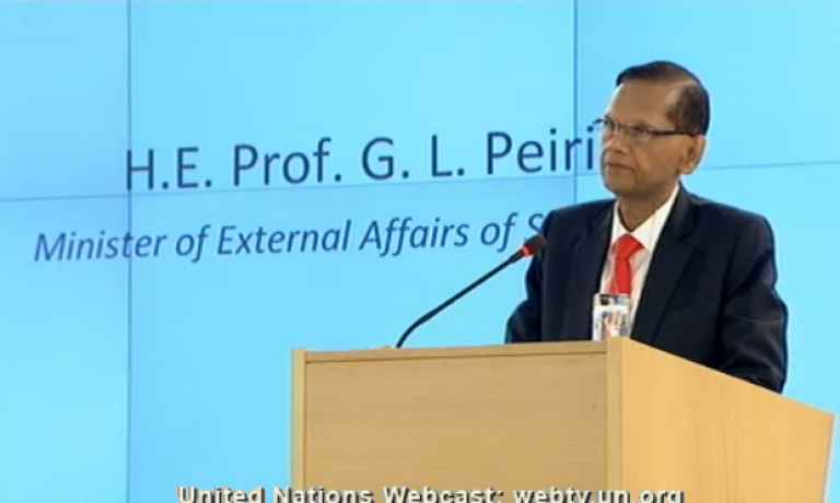 Sri Lanka hits out at HC Navi Pillay and SG Ban ki-Moon and rejects the draft resolution