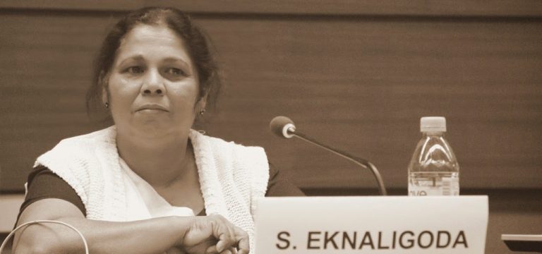 Sri Lanka: Sandhya Ekneligoda files complaint with HRC over Gotabaya