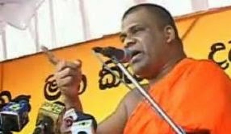 BBS General Secretary Ven.Galagodaaththe Gnanasara Thero is a Buddhist zionist hell bent on shedding muslim blood.