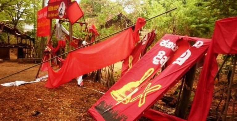 Pro Government gangs target the JVP in Uva election campaign