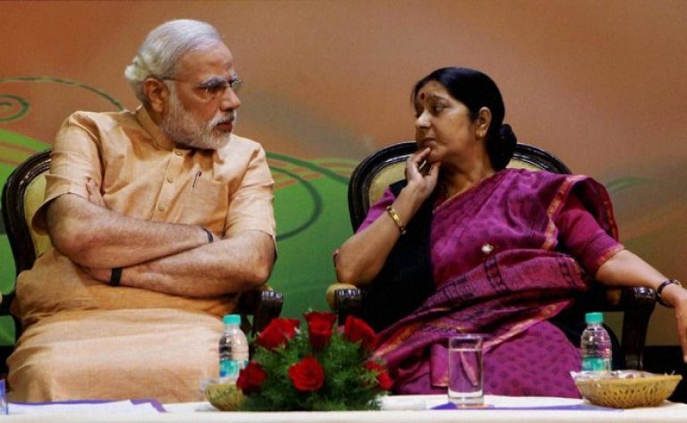 Prime MinisterNarendra Modi and External Affairs Minister Sushma Swaraj