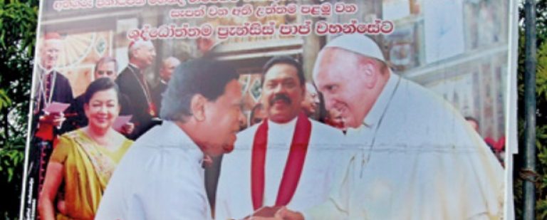 Sri Lanka Catholics, Election Monitors Condemn Use Of Pope’s Image On Election Post