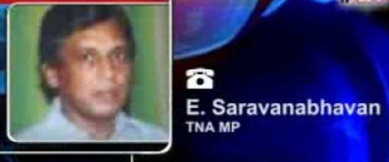 Alleged Threating Call to a Journalist: It was Only a Friendly Call – E.Saravanabavan, MP
