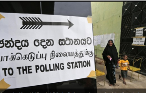 Voting in Sri Lanka