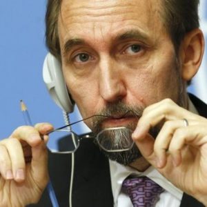 Rights Commissioner Zeid, image by Reuters 