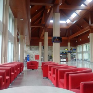 Inside Mattala International Airport, which is perhaps the emptiest international airport in the world. Image: Wade Shepard.