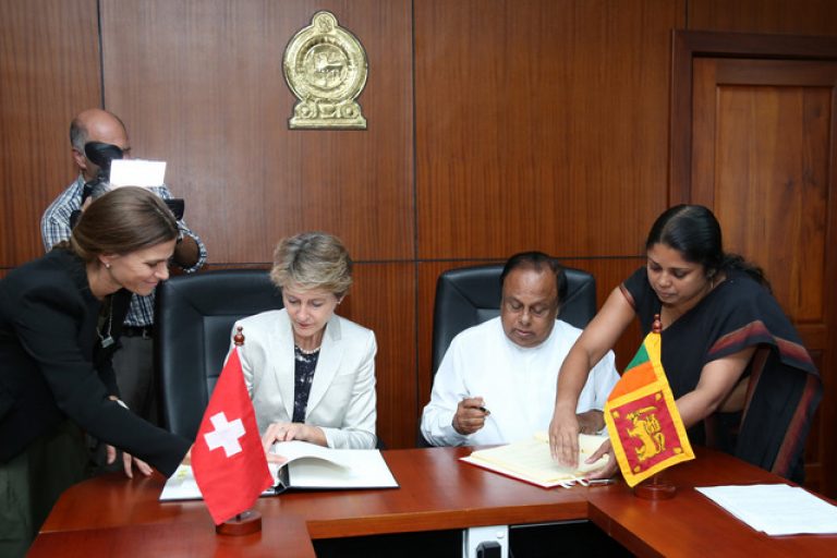 Switzerland sign immigration agreement with Sri Lanka on repatriation