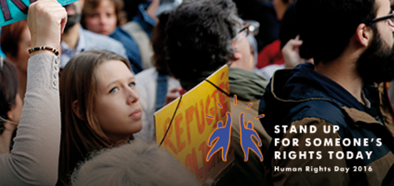 HR day 2016: Stand up for someone’s rights today