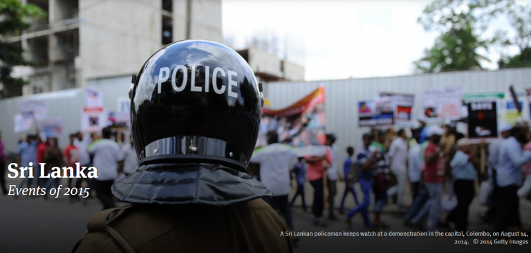 Security Sector Reforms In Sri Lanka Need To Take On Police Abuse – HRW