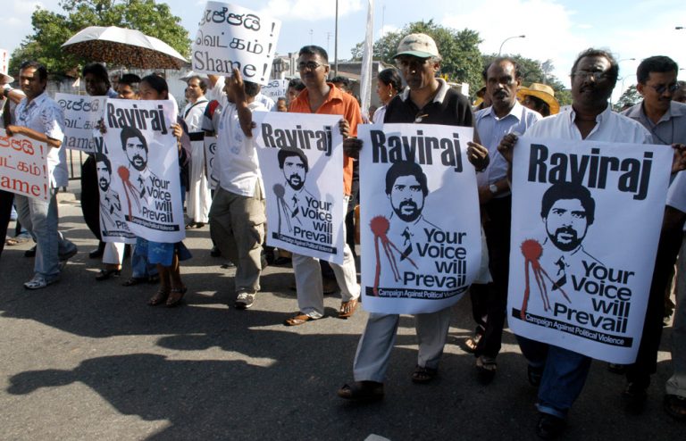 Sri Lanka:  All accused in Raviraj Murder case released