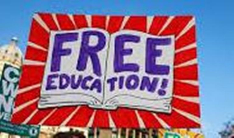 Sri Lanka: Civil groups raise “A Placard for Free Education!”