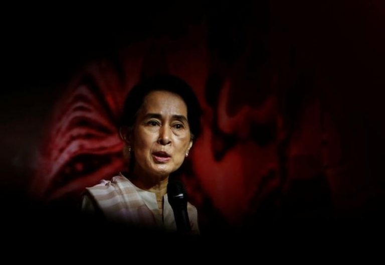 A Year Into Power Myanmar’s Suu Kyi Acknowledges Slow Pace of Reforms