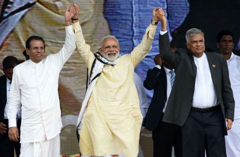 Modi plays Buddhist card with aplomb to get Sri Lankans to agree to his economic agenda