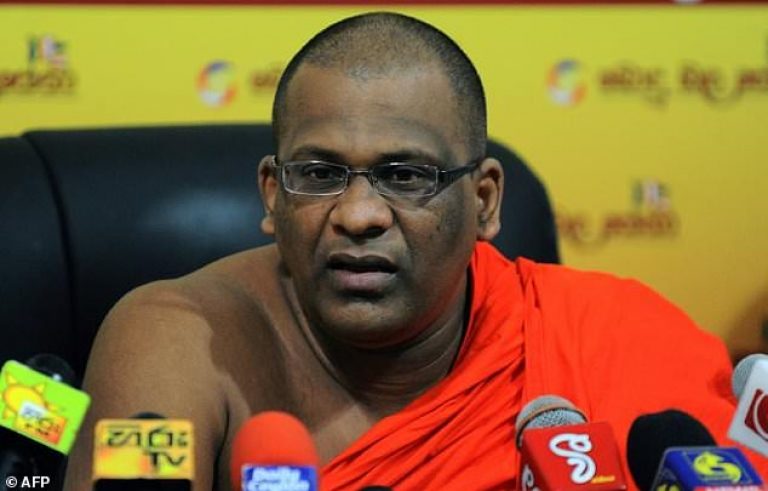 Sri Lanka seeks militant monk’s arrest over hate crime