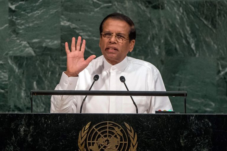 Sri Lanka has achieved tremendous progress in reconciliation, democracy, human rights &  rule of law, Sirisena tells UN