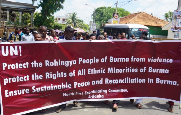 Sri Lanka North East Coordinating Committee urge UN to ensure satyr of Rohingya people.