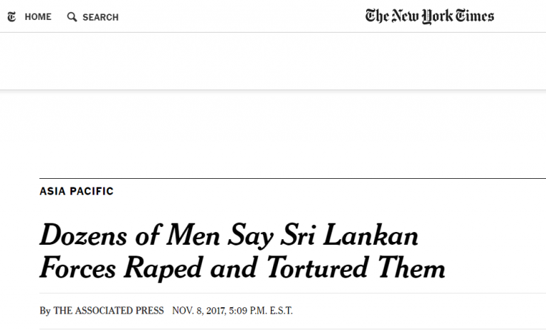 Sri Lanka does not condone or tolerate any form of torture, Govt tells NYT