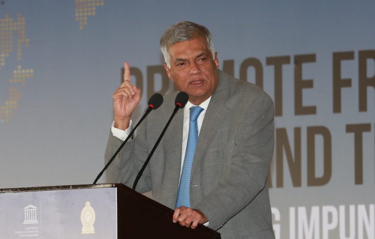 Sri Lanka: Media battered with Ranil’s big stick
