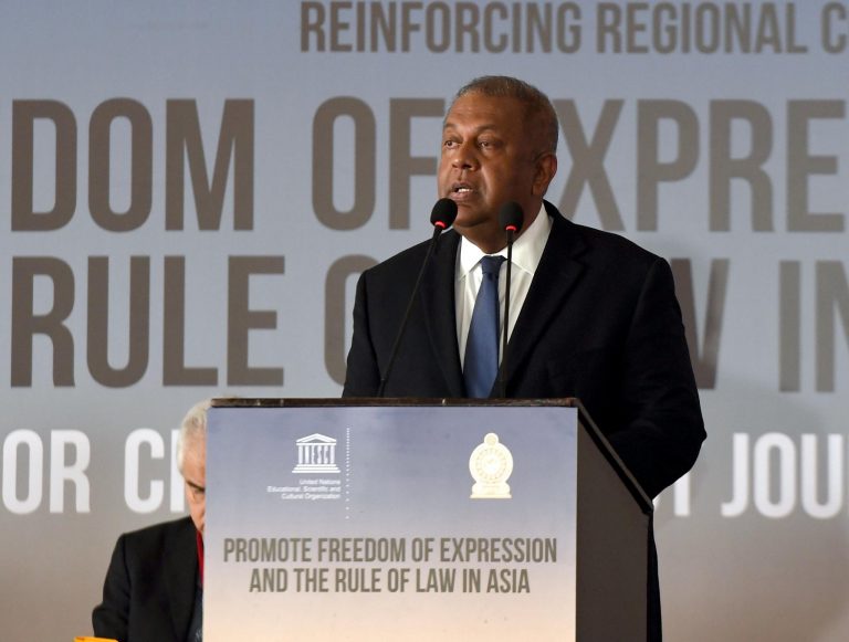 Sri Lanka has long way to go to end impunity for crimes against journalists says Media Minister