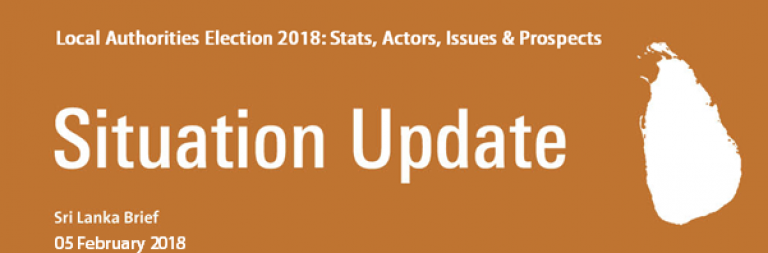 Sri Lanka Local Authority Election  2018: Stats, Actors, Issues and Prospects
