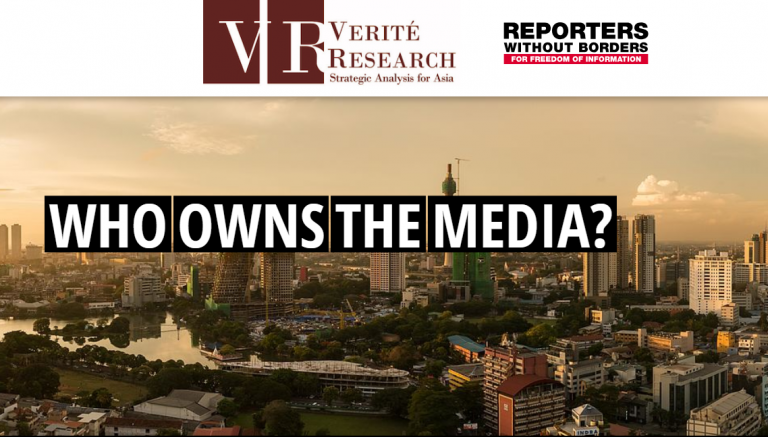 Media Ownership in Sri Lanka: Audience concentration is vested in the hands of a few owners.