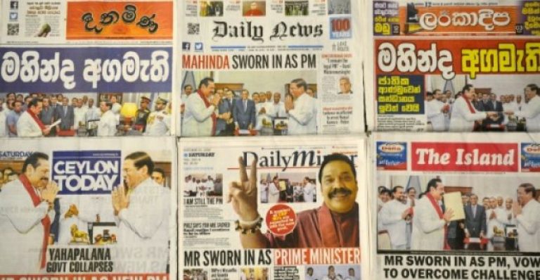 Sri Lanka journalists caught in power struggle: RSF
