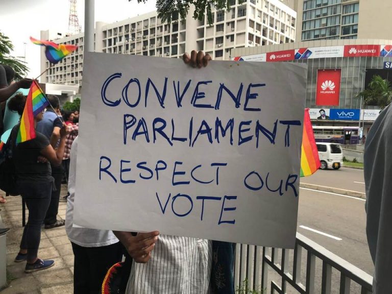 U.S. and others denounce dissolution of Sri Lanka parliament as undemocratic