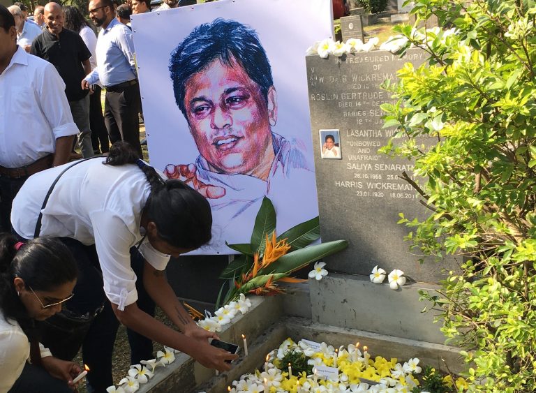 Sri Lanka slaying anniversary highlights hunt for justice