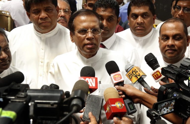 Stubborn Sri Lankan president making a mockery of justice