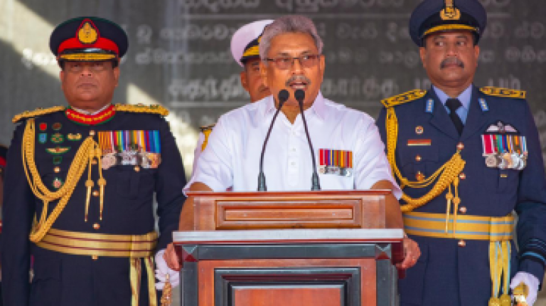 As the President today, I represent the entire Sri Lankan nation irrespective of ethnicity, religion, party affiliation or other differences – Gotabhaya Rajapaksa