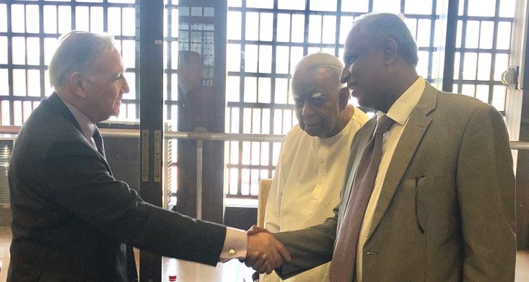 TNA in back to back meetings with Int community emphasises  the need ‌for a political solution.