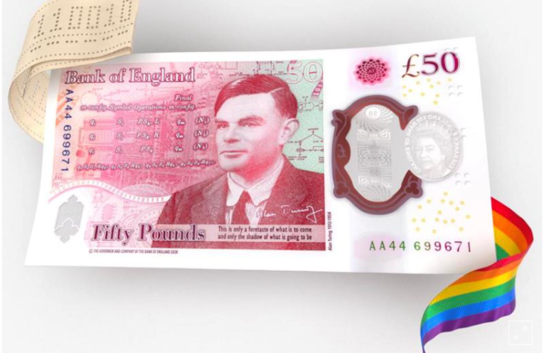 Bank of England unveils new banknote celebrating WW2 code-breaker Turing, who was punished for homo-sexuality in 1954
