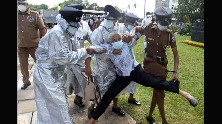 Arresting protestors in Sri Lanka: BASL calls upon DGHS & IGP not to allow Health Guidelines to be used to curtail freedom to dissent