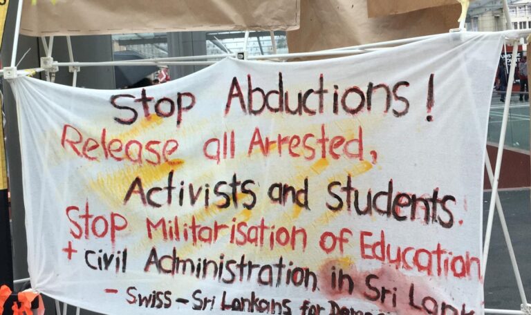 Arrests & intimidation of rights activists using Covid19 health guidelines continue in Sri Lanka