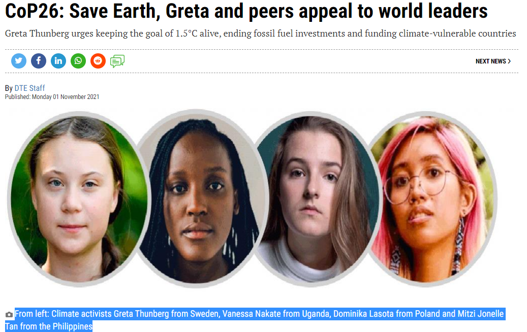 An Open Letter to the Global Media by Greta Thunberg and Vanessa Nakate ...