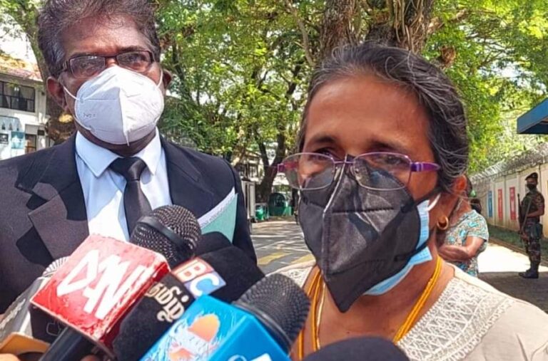 Sri Lanka: Detained suspect Podi Lassi’s mother appeals to UN about life threat