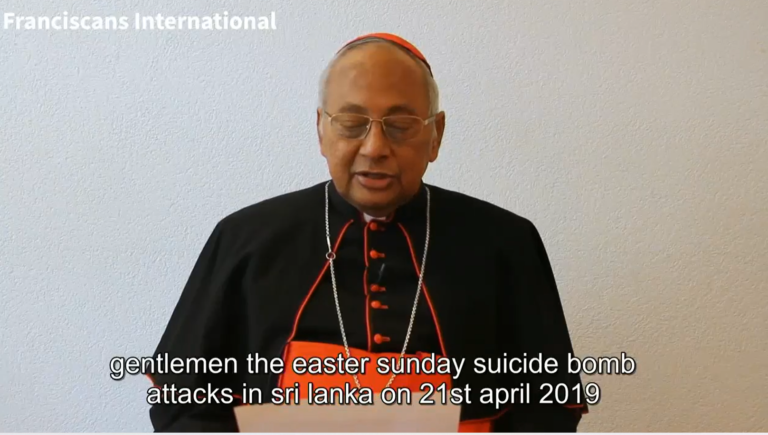 Easter Sunday attacks in Sri Lanka is  a part of a grand political plot –  Cardinal Malcolm Ranjith tells UN