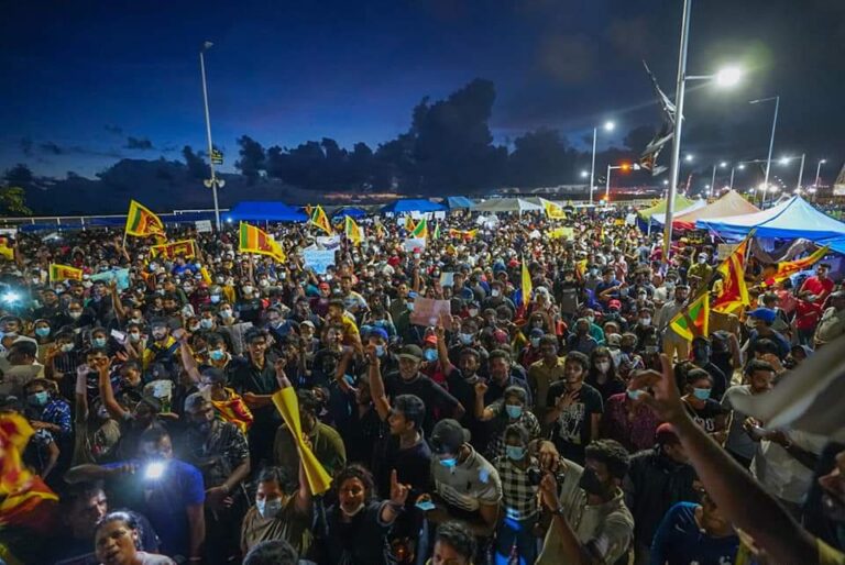 Massive peoples protest in Sri Lanka; a reason to hope for a better future – GTF