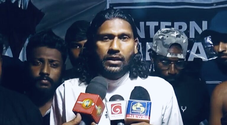 Sri Lankan court imposes travel ban on protesting priest