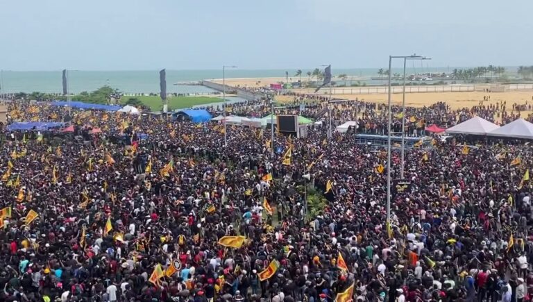 Sri Lanka: Protestors make victory declaration (#Gotagogama_Declaration)