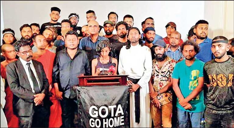 Sri Lanka youth protesters  issue 6 immediate demands
