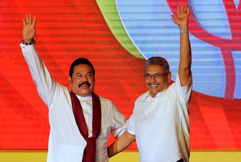 Sri Lanka’s former president must be investigated for war crimes